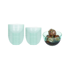 Mini Serve 4 oz Round Seagreen Plastic Bodega Cup - 3