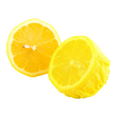 Chef 101 Yellow Cotton Lemon Wrap - Elastic Band - 7