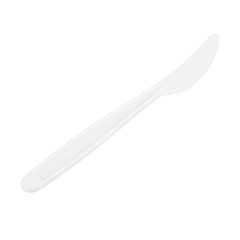 Basic Nature White PLA Plastic Knife - Compostable - 7