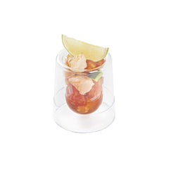2 oz Round Clear Plastic Double Walled Cup - 2
