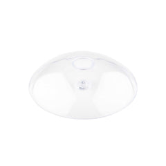 Bev Tek Round Clear Plastic Individual Champagne Flute Base - 2 1/2