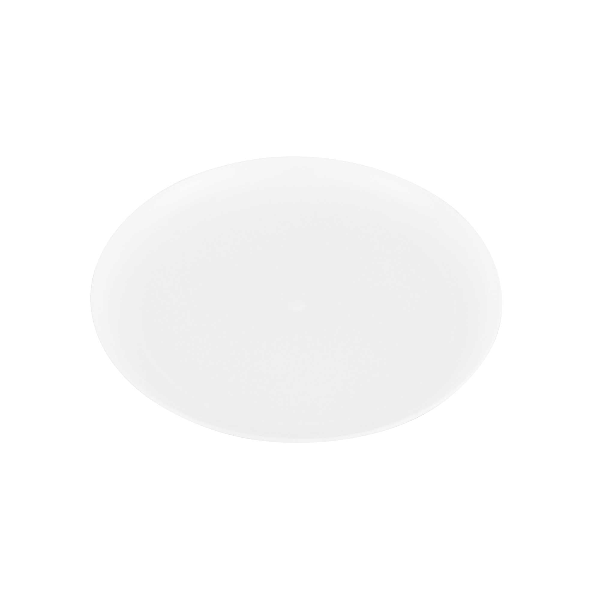 Maxi Serve Round White Plastic Medium Elegant Plate - 7" x 7" - 100 count box