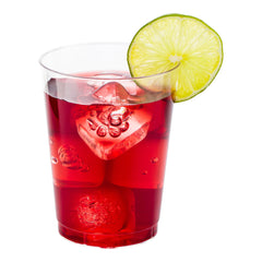 Bev Tek 9 oz Round Clear Plastic Bevanda Glass - 3