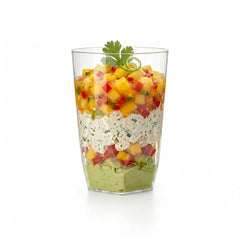 Bev Tek 5 oz Round Clear Plastic Edge Glass - 2 1/4