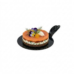 Round Black Plastic Pastry Pallet - 3