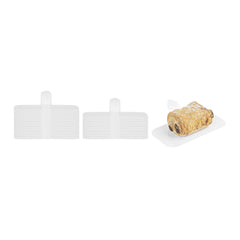 Pastry Tek Rectangle White Plastic Pastry Pallet - 4