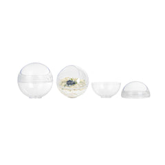 Mini Serve 3 oz Round Clear Plastic Balloon Bowl - 2 1/2