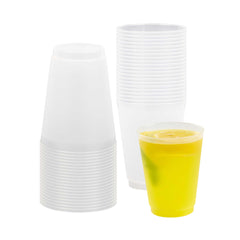 Flexi Grip 16 oz Round Frosted Plastic Cup - 3 1/2