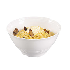 Voga 74 oz Round White Melamine Large Bowl - Incline - 8 1/2