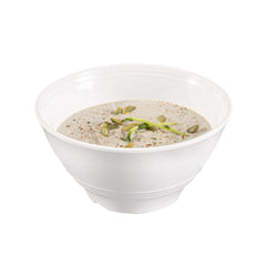Voga 16 oz Round White Melamine Small Bowl - Incline - 6