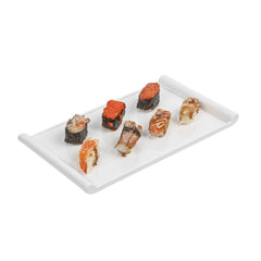 Voga Rectangle White Melamine Small Plate - Japonais - 12
