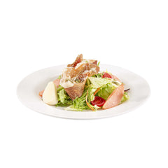 Voga Round White Melamine Large Plate - Classic, Rimmed - 10