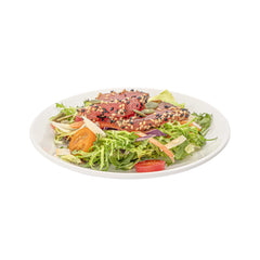Voga Round White Melamine Small Plate - Classic, Rimless - 6