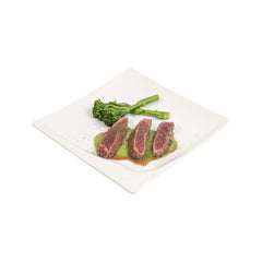 Voga Square White Melamine Small Plate - Flare - 8
