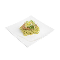 Voga Square White Melamine Large Plate - Flare - 12