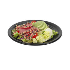 Voga Round Black Melamine Small Plate - Japonais, Black Stone - 8