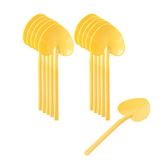 Coppetta Baby Yellow Plastic Love Shovel Spoon - 3 1/2