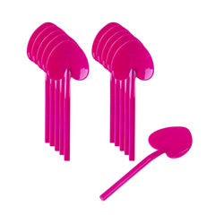 Coppetta Magenta Plastic Love Shovel Spoon - 3 1/2