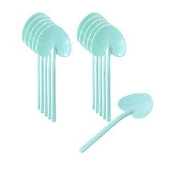 Coppetta Teal Plastic Love Shovel Spoon - 3 1/2