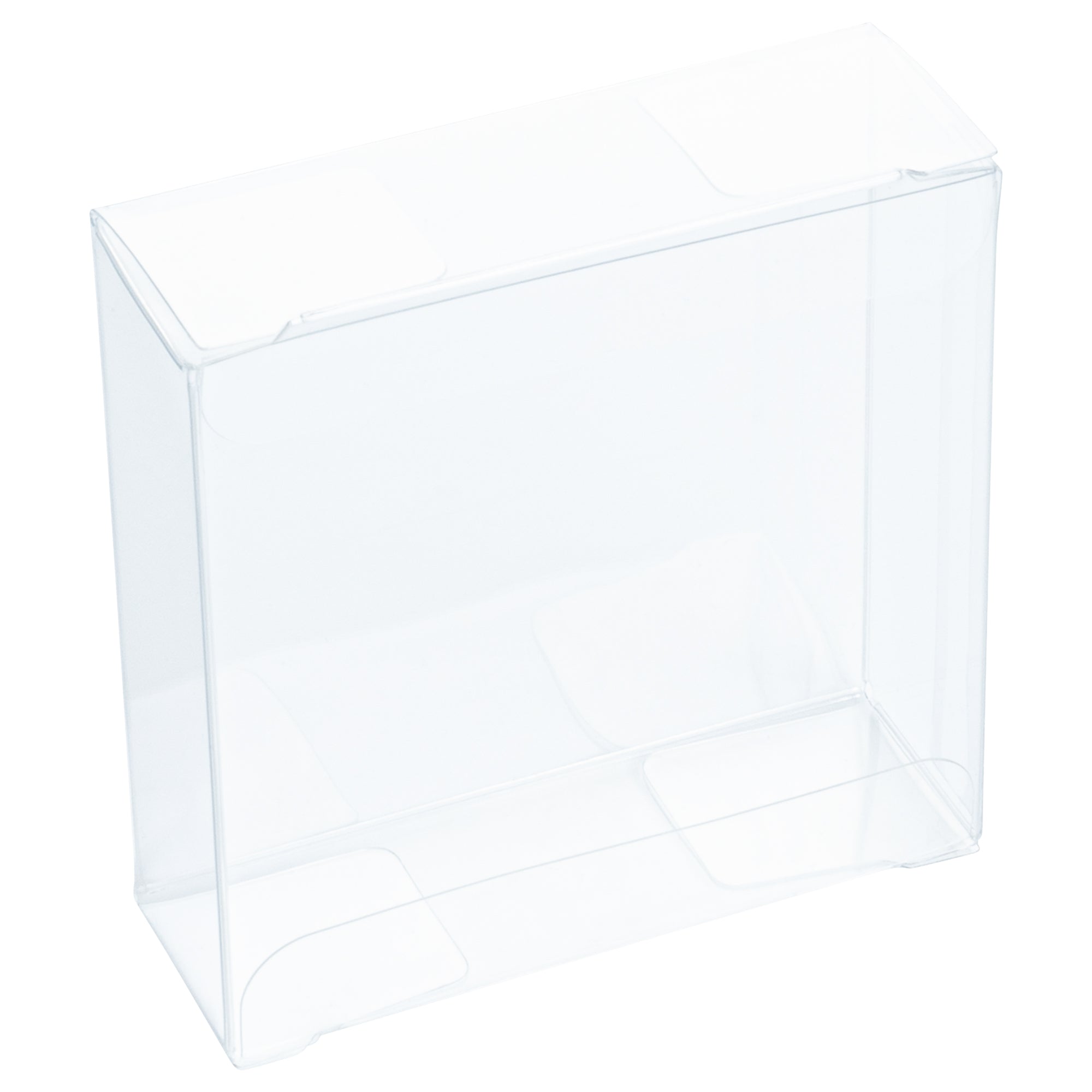 Sweet Vision Square Clear Plastic Candy Box - 3 1/4" x 3 1/4" x 1 1/4" - 100 count box