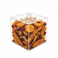 Clear Tek Clear Acrylic Medium Candy Container - Display Box - 6