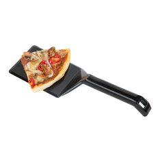 Cater Tek Black Plastic Serving Spatula - Recyclable - 10