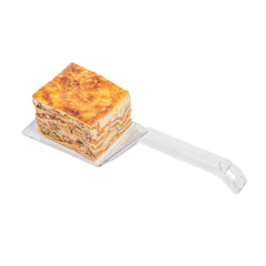 Cater Tek Clear Plastic Serving Spatula - Recyclable - 10