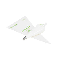 Pastry Tek Clear Plastic Pastry Piping Bag - Biodegradable - 18