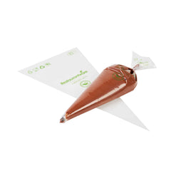 Pastry Tek Clear Plastic Pastry Piping Bag - Biodegradable - 21