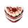 Mini Serve 5 oz Clear Plastic Mini Heart Cup - 3 1/4" x 3" x 1 1/2" - 100 count box