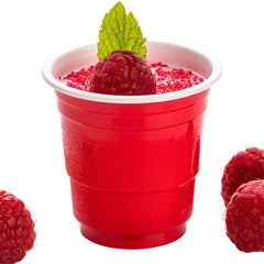 Chef 101 2 oz Red Plastic Party Cup - 2