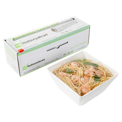 Chef 101 Clear Plastic Foodservice Food Wrap - BPA-Free, Microwave-Safe - 12