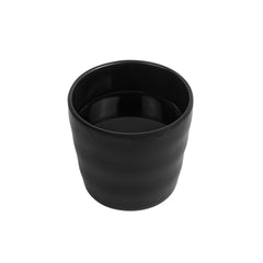 Voga 8 oz Black Melamine Tea Cup - Japonais - 3