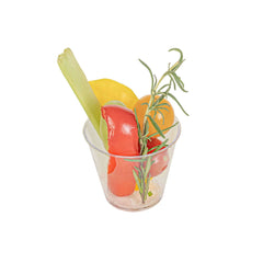 Mini Serve 4 oz Round Clear Plastic Arco Dessert Cup - 2 1/2