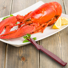 Cater Tek Red Plastic Seafood Sheller - 7 1/2