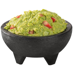Chef 101 10 oz Black Thermal Plastic Molcajete Bowl - 5 1/4
