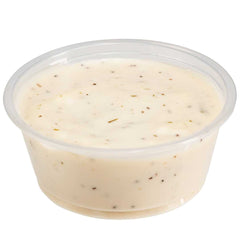 Chef 101 3.3 oz Round Clear Plastic Portion Cup - 3