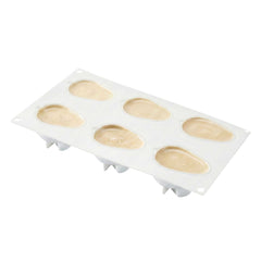 Pastry Tek Silicone Bunny Baking Mold - 6-Compartment - 10 count box