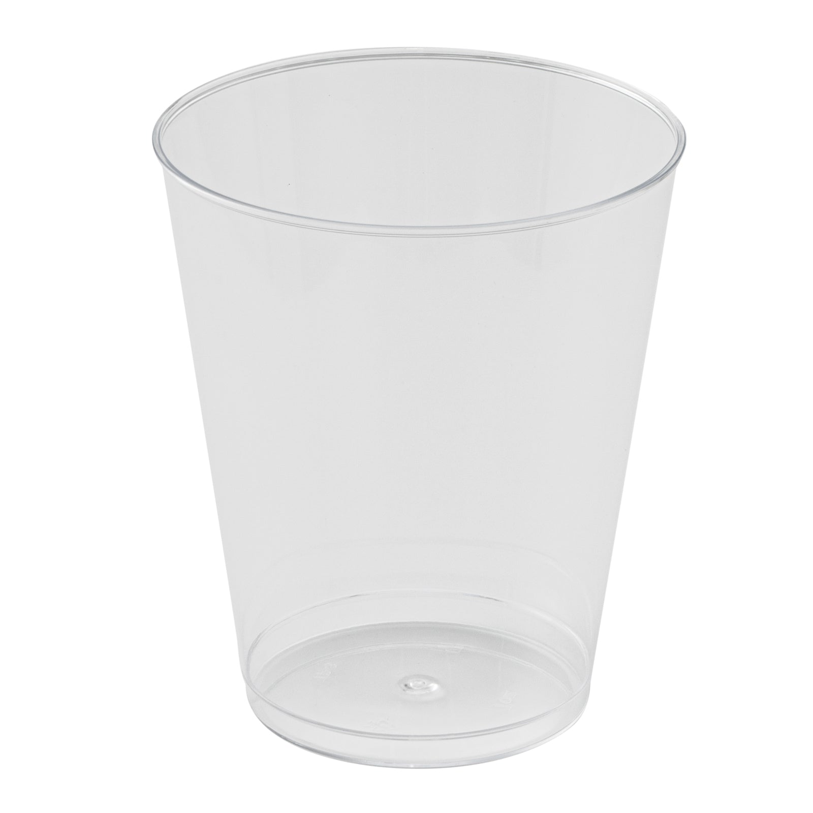 Chef 101 7 oz Clear Plastic Tumbler - 2 3/4" x 2 3/4" x 3 1/4" - 500 count box