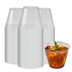 Bev Tek 9 oz Clear Plastic Tumbler - 3 1/2