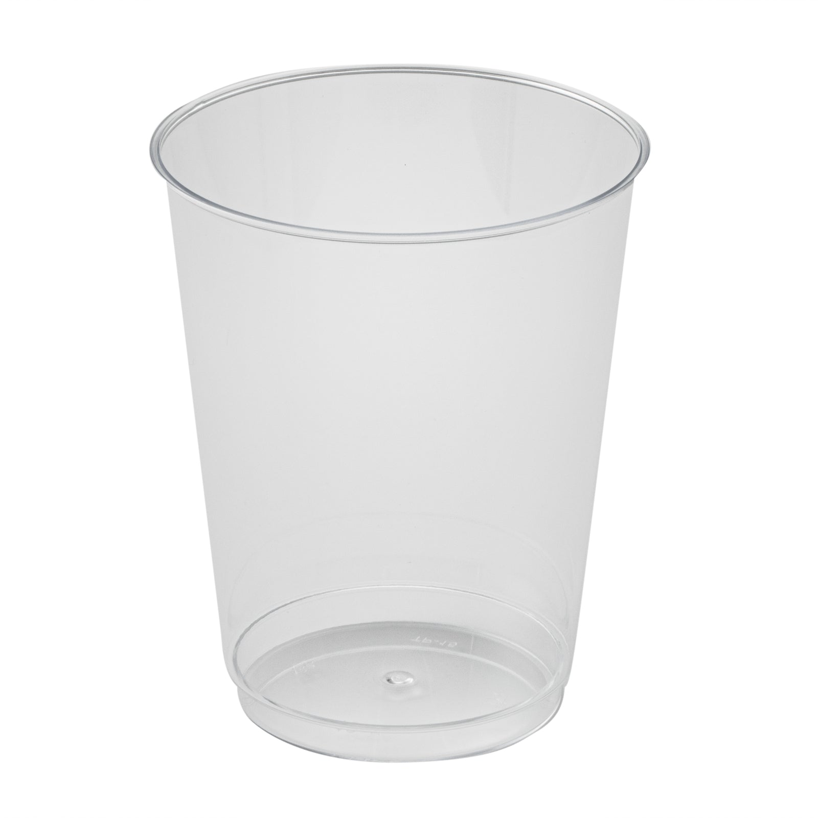 Chef 101 10 oz Clear Plastic Tumbler - 3" x 3" x 3 3/4" - 500 count box