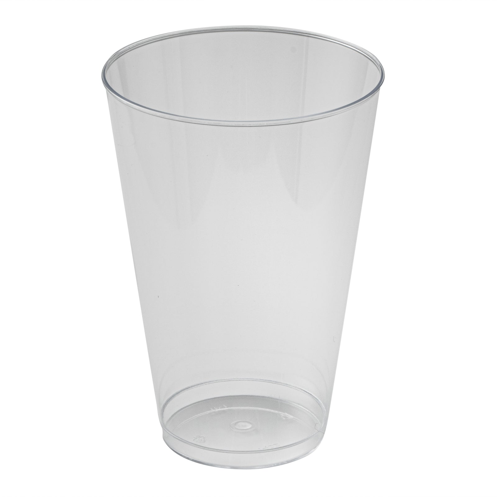 Chef 101 14 oz Clear Plastic Tumbler - 3 1/4" x 3 1/4" x 4 3/4" - 500 count box