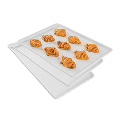 Chef 101 Rectangle White Plastic Display Tray - 26