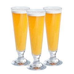 Bev Tek 14 oz Polycarbonate Pilsner Beer Glass - 3 1/4
