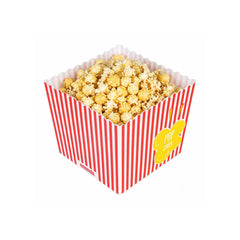 Maxi Serve 165 oz Red Plastic Popcorn Bucket - 10 count box