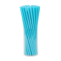 Vanish Blue PHA Plastic Straw - Unwrapped, Compostable - 10 1/4