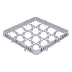 Clean Tek Professional Gray Half Drop Extender - 16 Compartments - 19 3/4