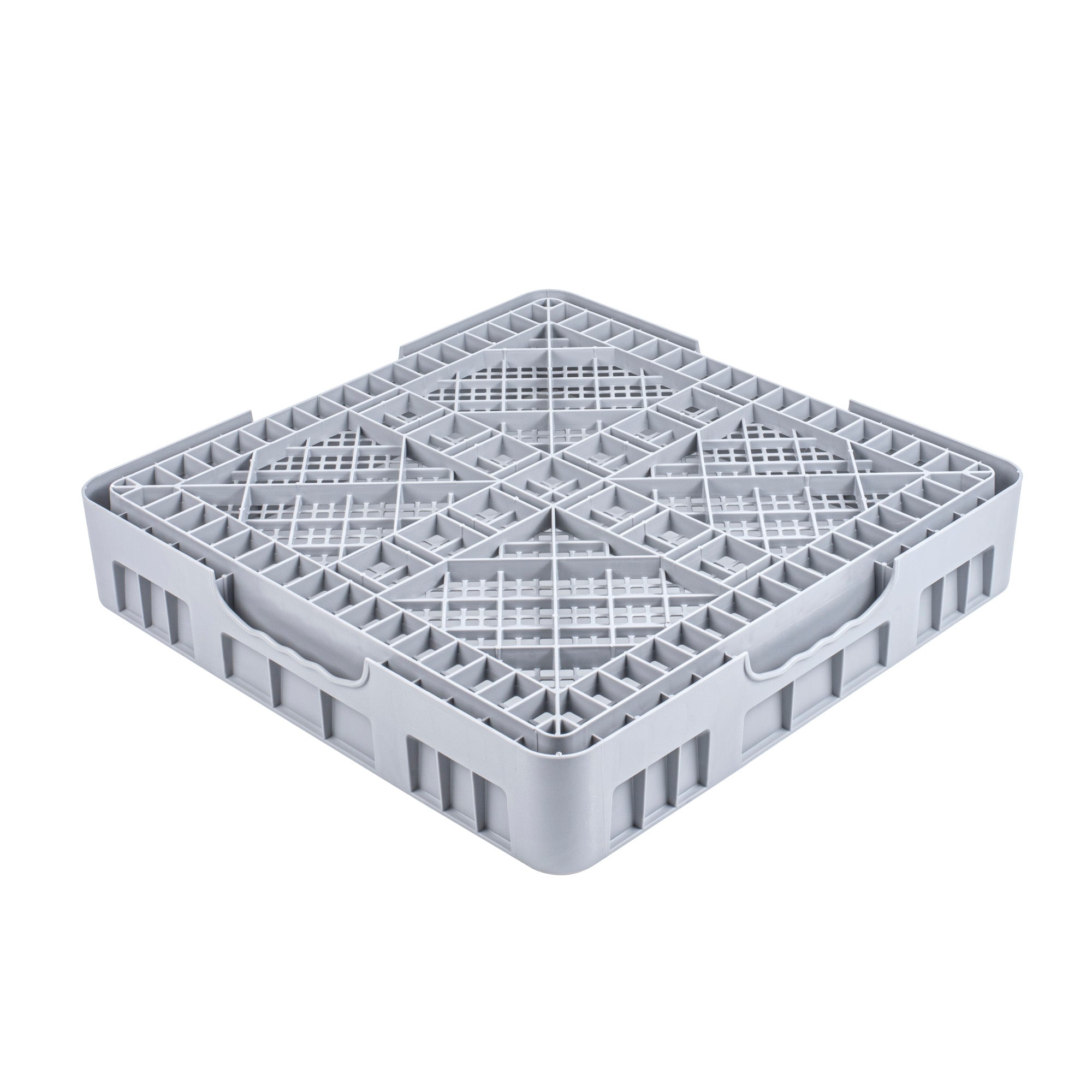 Clean Tek Professional Gray Flatware Rack - 19 3/4" x 19 3/4" x 4" - 1 count box