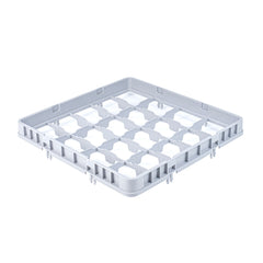 Clean Tek Professional Gray Half Drop Full Size Cup Extender - 20 Compartments - 19 3/4