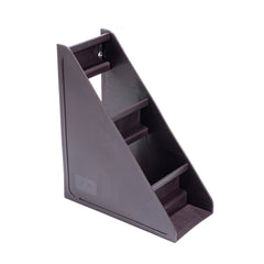 Met Lux Brown Plastic 3-Tier Stand - For Condiment Bin - 11 1/2